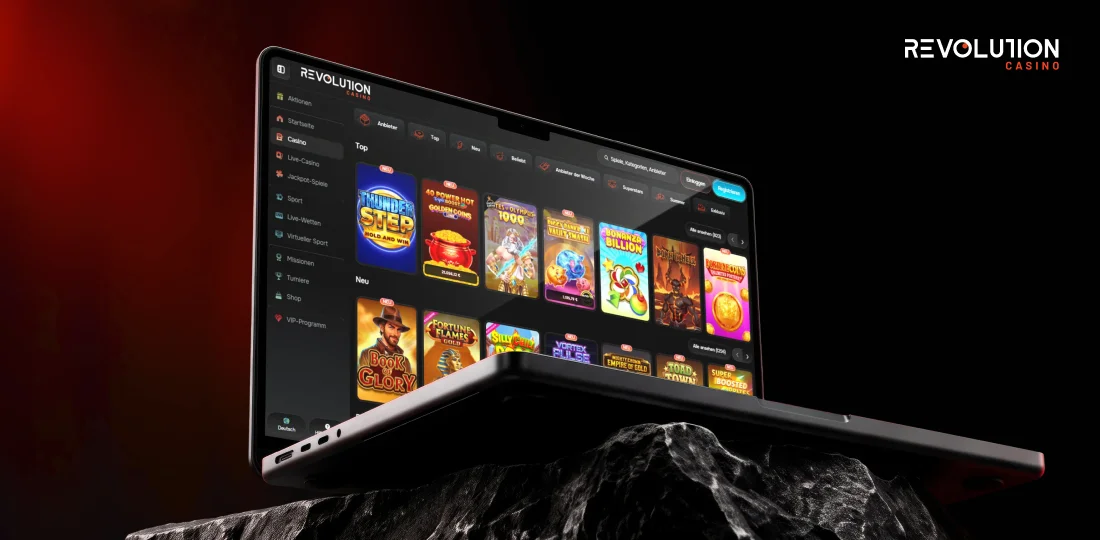 Spielangebot im Revolution Casino